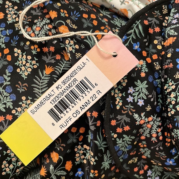 Summersalt Rifle Paper Co One Piece Oasis Menagerie Floral 22 NWT Swim Suit Plus - Picture 6 of 6